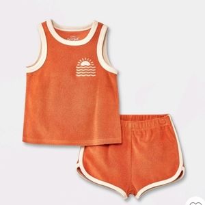 Terry Tank Set - Cat & Jack